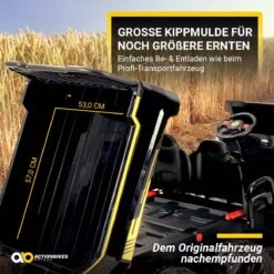 Elektroauto A730 UTV In Schwarz -Kinderspielzeug actionbikes motors elektroauto a730 utv in schwarz 7