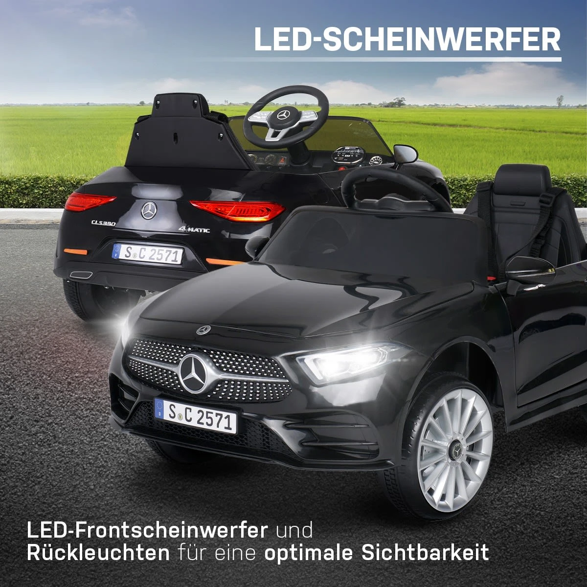 Elektroauto Mercedes-Benz CLS 350 In Schwarz 6 Elektroauto Mercedes-Benz CLS 350 In Schwarz – Bild 6