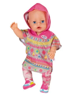 Kinderspielzeug -Kinderspielzeug baby born puppenoutfit baby born deluxe trendy poncho ab 3 jahren 1