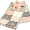 Adventskalender Elch Rosa/grau