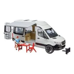 Bruder Sprinter Mercedes Benz Camper Mit Fahrer In Weiß -Kinderspielzeug bruder sprinter mercedes benz camper mit fahrer in weiss 2