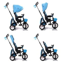 Tricycle Flexy Lux 3 In 1 In Blau -Kinderspielzeug byox tricycle flexy lux 3 in 1 in blau 3