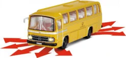 Carson 1:87 MB Bus O 302 Dt. Post 2.4G 100%RTR -Kinderspielzeug carson 1 87 mb bus o 302 dt post 2 4g 100 rtr 7