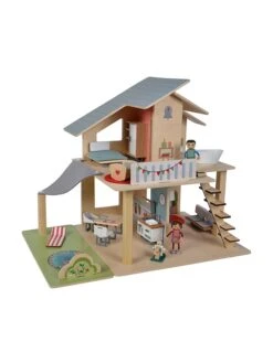 Eichhorn Puppenhaus Mit Möbeln Und Zubehör - Ab 3 Jahren