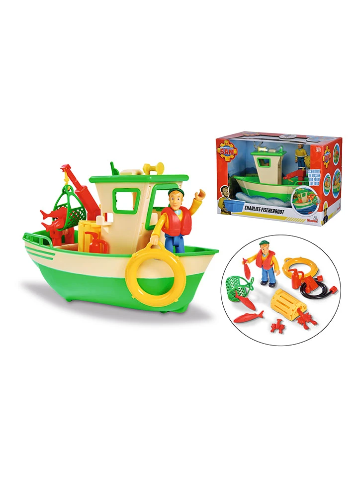 Boot "Charlies Fischerboot" Mit Zubehör - Ab 3 Jahren 1 Boot "Charlies Fischerboot" Mit Zubehör - Ab 3 Jahren