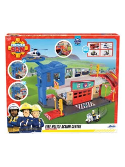 Spielset "Feuerwehrmann Sam Feuer- & Polizeistation" - Ab 3 Jahren -Kinderspielzeug feuerwehrmann sam spielset feuerwehrmann sam feuer and polizeistation ab 3 jahren 2