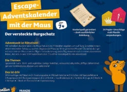 Adventskalender Escape Room Mit Der Maus -Kinderspielzeug franzis adventskalender escape room mit der maus 2