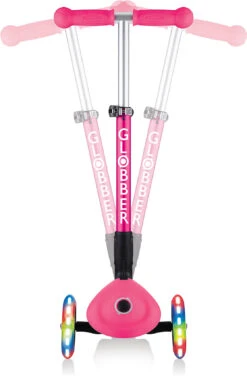 GLOBBER JUNIOR FOLDABLE LIGHTS Fuchsia Pink, Mit Leuchtrollen -Kinderspielzeug globber junior foldable lights fuchsia pink mit leuchtrollen 5