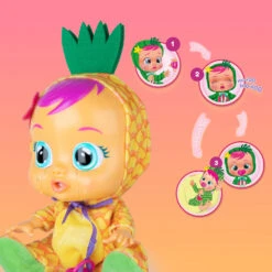 Cry Babies Tutti Frutti Pia Ananas -Kinderspielzeug imc cry babies tutti frutti pia ananas 4