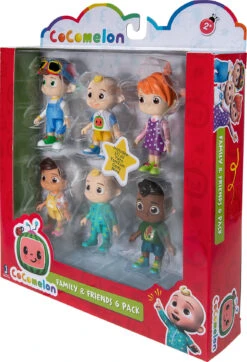 JAZWARES CoComelon - Familie & Freunde 6er Figuren-Set -Kinderspielzeug jazwares cocomelon familie and freunde 6er figuren set 2