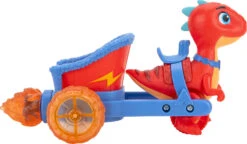 JAZWARES Dino Ranch Fahrzeug Jon & Blitz' Streitwagen -Kinderspielzeug jazwares dino ranch fahrzeug jon and blitz streitwagen 2