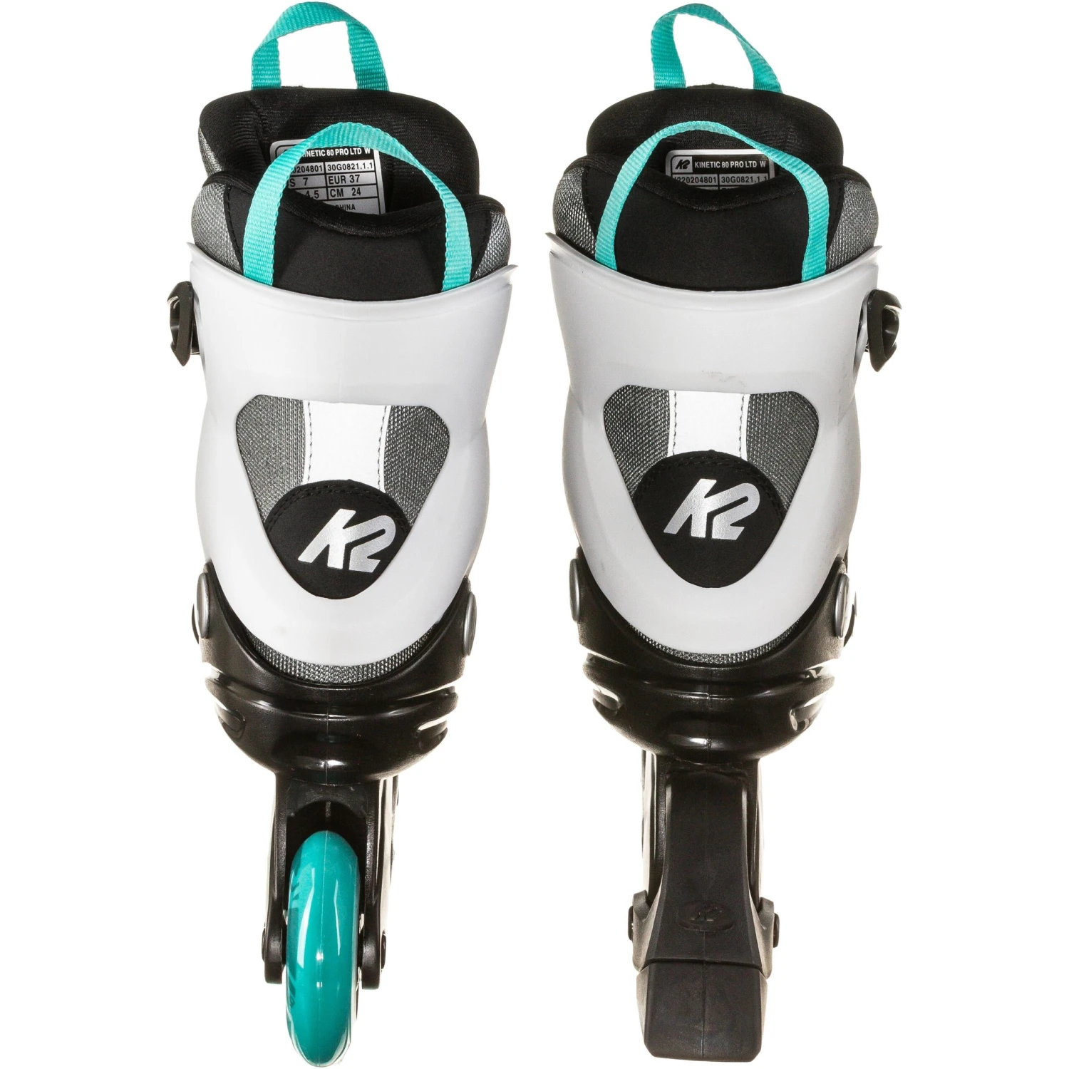 K2 Inline-Skates KINETIC 80 PRO LTD In Black-turquoise 3 K2 Inline-Skates KINETIC 80 PRO LTD In Black-turquoise – Bild 3