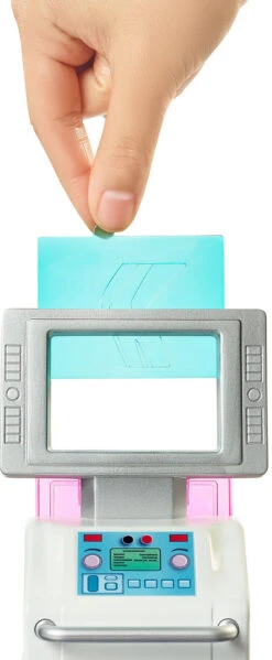 MATTEL Barbie Krankenstation Set Mit Puppe (Brünett), Anziehpuppe Inkl. Zubehör -Kinderspielzeug mattel barbie krankenstation set mit puppe brunett anziehpuppe inkl zubehor 3