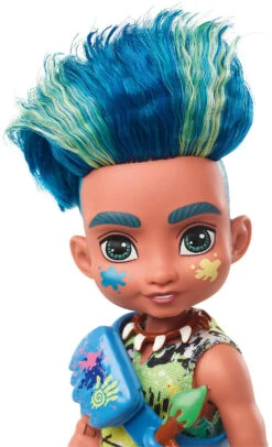 MATTEL Cave Club Slate, Bewegliche, Prähistorische Puppe Mit Dinosaurier Und... -Kinderspielzeug mattel cave club slate bewegliche prahistorische puppe mit dinosaurier und 4