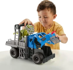 MATTEL Imaginext Jurassic World Dino & Transporter, Dinosaurier Spielzeug -Kinderspielzeug mattel imaginext jurassic world dino and transporter dinosaurier spielzeug 2