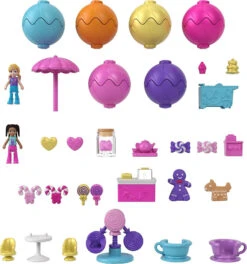MATTEL Polly Pocket Bärchen-Kaugummiautomat Spielset -Kinderspielzeug mattel polly pocket barchen kaugummiautomat spielset 3