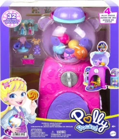 MATTEL Polly Pocket Bärchen-Kaugummiautomat Spielset -Kinderspielzeug mattel polly pocket barchen kaugummiautomat spielset 5