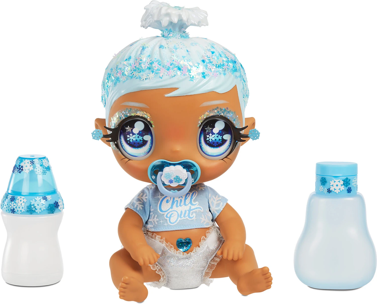MGA Glitter Babyz Doll - January Snowflake (Light Blue/Snowflake) 3 MGA Glitter Babyz Doll - January Snowflake (Light Blue/Snowflake) – Bild 3
