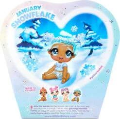 MGA Glitter Babyz Doll - January Snowflake (Light Blue/Snowflake) 13 MGA Glitter Babyz Doll - January Snowflake (Light Blue/Snowflake) -Kinderspielzeug mga glitter babyz doll january snowflake light blue snowflake 3
