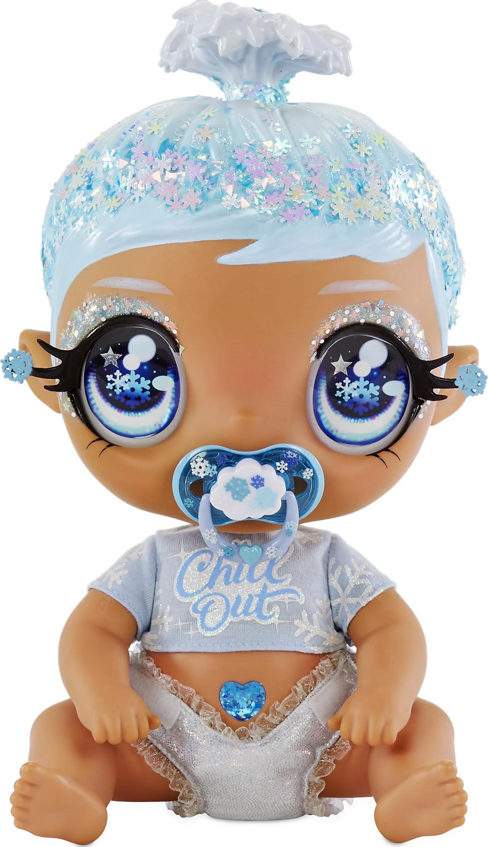 MGA Glitter Babyz Doll - January Snowflake (Light Blue/Snowflake) 5 MGA Glitter Babyz Doll - January Snowflake (Light Blue/Snowflake) – Bild 5