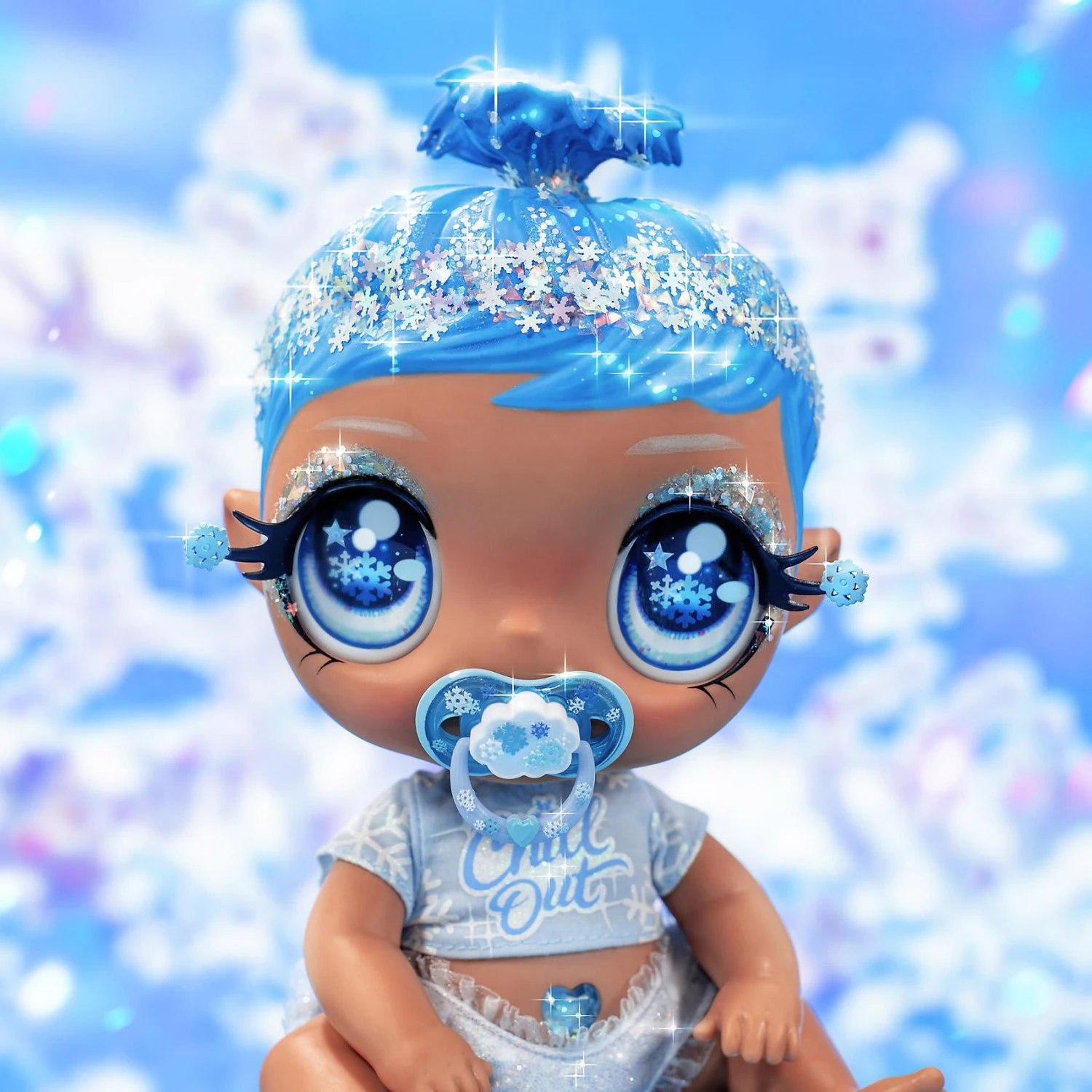 MGA Glitter Babyz Doll - January Snowflake (Light Blue/Snowflake) 7 MGA Glitter Babyz Doll - January Snowflake (Light Blue/Snowflake) – Bild 7
