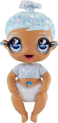 MGA Glitter Babyz Doll - January Snowflake (Light Blue/Snowflake) 17 MGA Glitter Babyz Doll - January Snowflake (Light Blue/Snowflake) -Kinderspielzeug mga glitter babyz doll january snowflake light blue snowflake 7