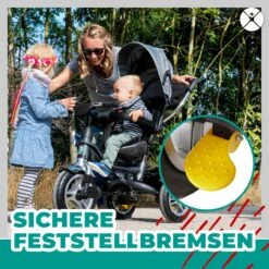 Dreirad KSF10 In Grau -Kinderspielzeug miweba dreirad ksf10 in grau 7