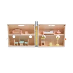 Holz-Puppenhaus 4139 In Weiß -Kinderspielzeug moni holz puppenhaus 4139 in weiss 2