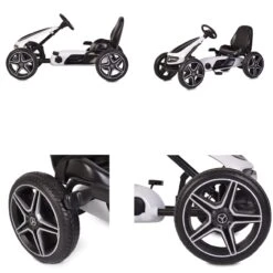 Kinder Gokart Mercedes-Benz In Blau -Kinderspielzeug moni kinder gokart mercedes benz in blau 2