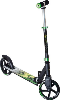 Aluminium Scooter 200 Mm Schwarz-Grün-Gelb