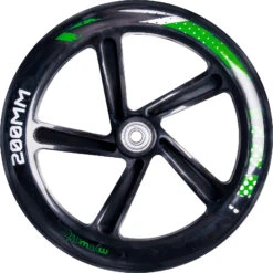 Aluminium Scooter 200 Mm Schwarz-Grün-Gelb 8 Aluminium Scooter 200 Mm Schwarz-Grün-Gelb -Kinderspielzeug muuwmi aluminium scooter 200 mm schwarz grun gelb 3