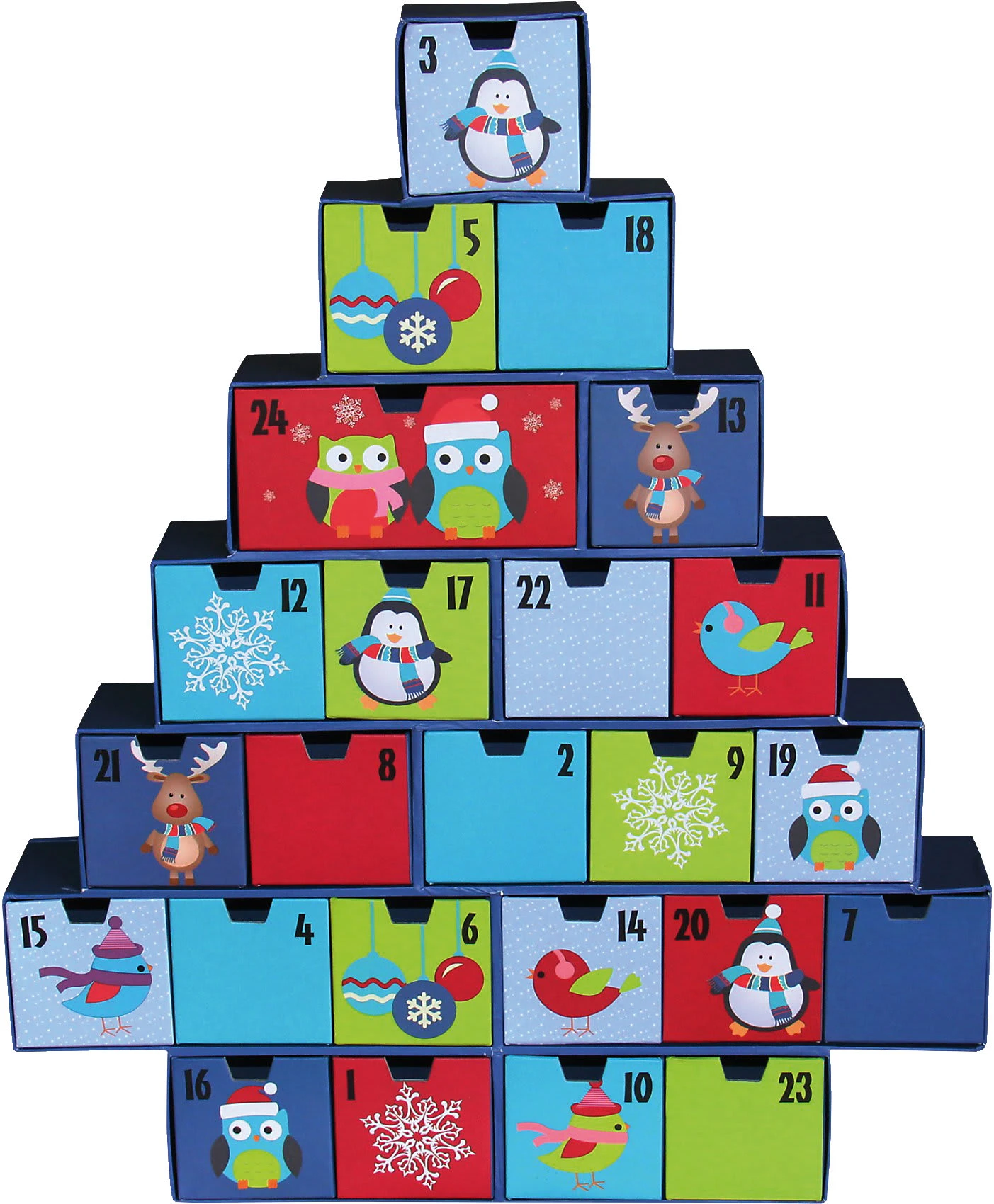 Adventskalender Zum Befüllen, Eule Von Scan Trend 1 Adventskalender Zum Befüllen, Eule Von Scan Trend