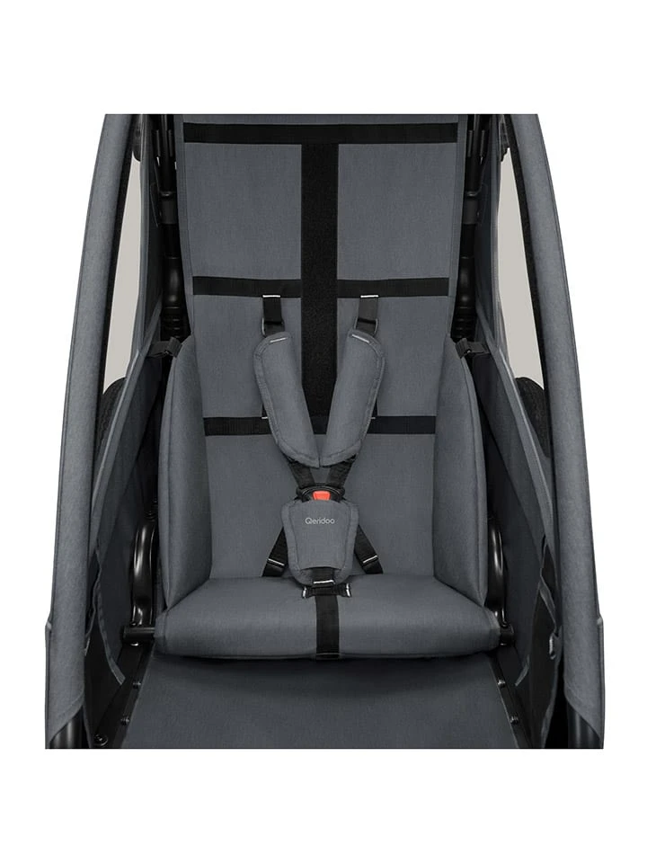 3in1-Fahrradanhänger "QUP1" In Anthrazit/ Blau 4 3in1-Fahrradanhänger "QUP1" In Anthrazit/ Blau – Bild 4