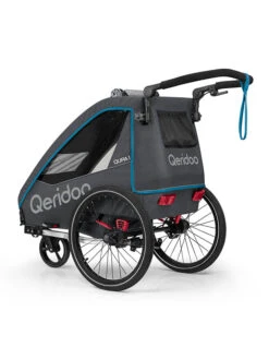 3in1-Fahrradanhänger "QUP1" In Anthrazit/ Blau 10 3in1-Fahrradanhänger "QUP1" In Anthrazit/ Blau -Kinderspielzeug qeridoo 3in1 fahrradanhanger qup1 in anthrazit blau 4