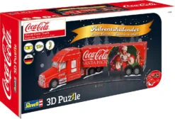 Kinderspielzeug -Kinderspielzeug revell adventskalender coca cola weihnachtstruck 3d puzzle 83 teile 42 5 cm 1