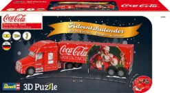 Revell Adventskalender Coca-Cola Weihnachtstruck, 3D Puzzle, 83 Teile, 42,5 Cm -Kinderspielzeug revell adventskalender coca cola weihnachtstruck 3d puzzle 83 teile 42 5 cm 2