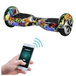 Hoverboard W1 In Blau Graffiti
