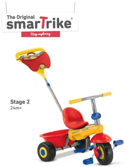 Smartrike Dreirad "Fresh" In Rot/ Gelb - Ab 10 Monaten -Kinderspielzeug smartrike dreirad fresh in rot gelb ab 10 monaten 2