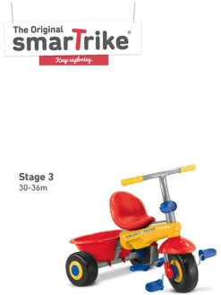 Smartrike Dreirad "Fresh" In Rot/ Gelb - Ab 10 Monaten -Kinderspielzeug smartrike dreirad fresh in rot gelb ab 10 monaten 3