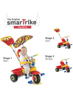 Smartrike Dreirad "Fresh" In Rot/ Gelb - Ab 10 Monaten -Kinderspielzeug smartrike dreirad fresh in rot gelb ab 10 monaten 4