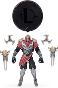 SPIN MASTER League Of Legends - 15cm Zed Deluxe-Sammelfigur Mit 2 Shuriken Und Ausstell... -Kinderspielzeug spin master league of legends 15cm zed deluxe sammelfigur mit 2 shuriken und ausstell 3