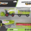 Toi Toys METAL Set Landwirtschaft Maschin Mt Anhänger -2St