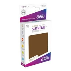 Kartenhüllen Supreme UX Matte Japanische Größe In Braun