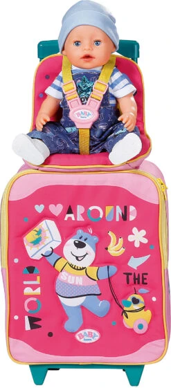 BABY Born® Holiday Trolley Mit Puppensitz -Kinderspielzeug zapf baby born r holiday trolley mit puppensitz 4