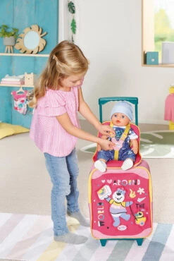 BABY Born® Holiday Trolley Mit Puppensitz -Kinderspielzeug zapf baby born r holiday trolley mit puppensitz 8